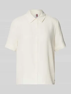 Bluzka o kroju relaxed fit z krótkim rękawem - Bluzki damskie - miniaturka - grafika 1