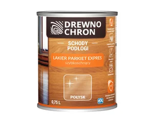 Lakier do parkietu Express połysk 0.75 l Drewnochron - Lakiery do drewna - miniaturka - grafika 1