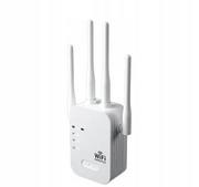 Wzmacniacze sygnału wifi - Repeater WZMACNIACZ SYGNAŁU WIFI 1200mb/s aż 4 anteny ROUTER ACCES POINT - miniaturka - grafika 1