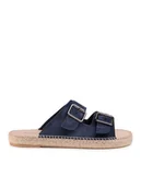 Espadryle męskie - QUAZI Espadryle QZ-63-04-000623 Granatowy - miniaturka - grafika 1