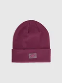 Czapki dla dzieci - 4F Czapka beanie dziecięca - fioletowa Uniwersalny - miniaturka - grafika 1