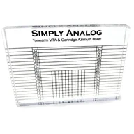 Akcesoria gramofonowe - SIMPLY ANALOG Przyrząd do ustawiania wkładki  Ruler - miniaturka - grafika 1