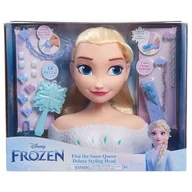 Lalki dla dziewczynek - Lalka JUST PLAY Głowa do stylizacji Disney Princess Kraina Lodu Elsa 32796 - miniaturka - grafika 1
