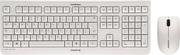 Zestawy myszka + klawiatura - Zestaw bezprzewodowy Cherry DW 3000 USB 2.4 Ghz Biały (JD-0710DE-0) - miniaturka - grafika 1