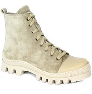 Botki damskie - Trzewiki Nessi 21091 Beż W1 - NESSI - miniaturka - grafika 1