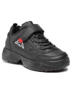 Buty dla dziewczynek - Kappa Sneakersy Rave Nc K 260782K Czarny - grafika 1