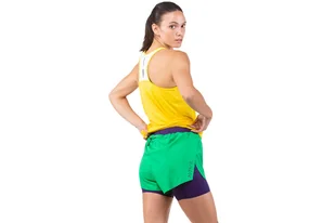 RONHILL Spodenki biegowe damskie TECH DISTANCE SHORT bright green - Spodnie sportowe damskie - miniaturka - grafika 6