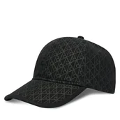 Czapki damskie - Czapka z daszkiem Calvin Klein Emblem Print W Leather Patch Cap LV04D5029G Czarny - miniaturka - grafika 1