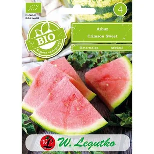 Nasiona Bio, Arbuz Crimson Sweet 0,5G - Nasiona i cebule - miniaturka - grafika 1