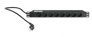K&M 28670-000-55 19" Power box Listwa zasilająca rack czarny 28670-000-55 - Akcesoria do nagłośnienia - miniaturka - grafika 1