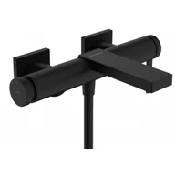 Baterie wannowe i prysznicowe - HANSGROHE 73420670 Tecturis E Jednouchwytowa bateria wannowa natynkowa Czarny Matowy - miniaturka - grafika 1