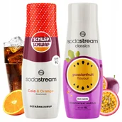 Syropy i koncentraty owocowe - 2x Syrop Sodastream Shwip Shwap Cola Pomarańcza + Marakuja Passionfruit - miniaturka - grafika 1