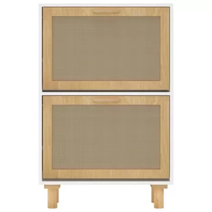 Lumarko Szafka na buty, biała, 52x25x80 cm, materiał drewnopochodny - Szafki na buty - miniaturka - grafika 6