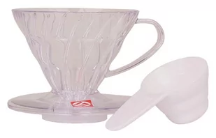 Hario Plastikowy Drip V60-01 - CLEAR - Zaparzacze i kawiarki - miniaturka - grafika 1