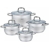 Zestawy garnków i patelni - 8 ELEMENTOWY ZESTAW GARNKÓW KINGHOFF KH-1421 - miniaturka - grafika 1