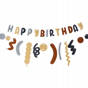 GIRLANDA FILCOWA BANER HAPPY BIRTHDAY KOLOROWY URODZINY PARTY DEKORACJA - Dekoracje sali GIRLANDA FILCOWA BANER HAPPY BIRTHDAY KOLOROWY URODZINY PARTY DEKORACJA - Dekoracje sali - miniaturka - grafika 1