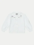 Swetry damskie - Guess Kardigan K5RR03 Z3820 Biały Regular Fit - miniaturka - grafika 1