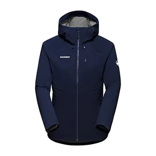 Kurtki damskie - Mammut Damska kurtka softshell 1011 Ultimate Comfort, granatowa, regular, morski, M - grafika 1