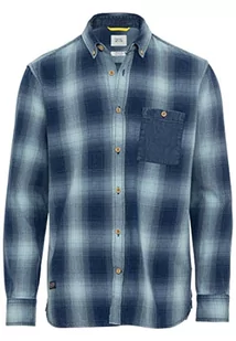 Camel Active Męska Koszula 409112/8S12, Niebieska Denim Blue, L - Koszule męskie - miniaturka - grafika 1