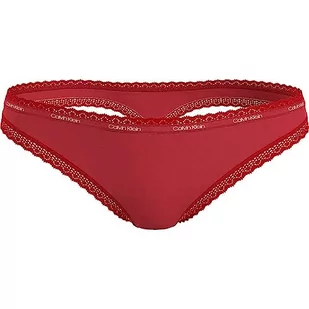Calvin Klein Stringi damskie, Czerwony, M - Majtki damskie - miniaturka - grafika 1