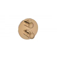 Baterie podtynkowe - ROCA A5A0D09RG0 T-1000 Bateria termostatyczna wannowo-prysznicowa do ROCABOX, PVD rose gold - miniaturka - grafika 1