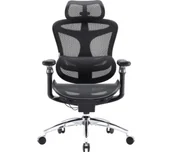 Fotele i krzesła biurowe - Sihoo Doro C300 PRO Biurowy do 150kg Tkanina Czarny - miniaturka - grafika 1