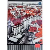 Zeszyty szkolne - Inter-druk Zeszyt A5 60k. Kolekcja Black&White kratka ZF12INT - miniaturka - grafika 1