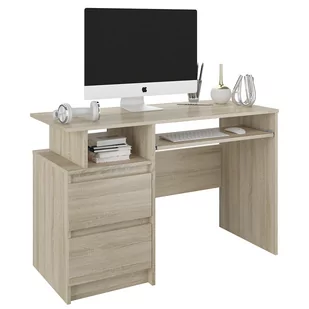 Biurko Prostokątny Mobene N-7 114 X 50 X 77 Cm Dąb Sonoma - Biurka - miniaturka - grafika 1