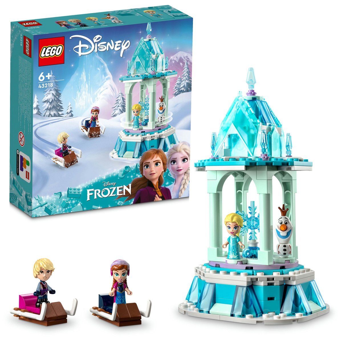 LEGO Disney klocki Magiczna karuzela Anny i Elzy 43218
