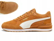 Sneakersy męskie - Buty męskie Puma St Runner v4 Sd 399665-04 sneakersy brąz 45 - miniaturka - grafika 1