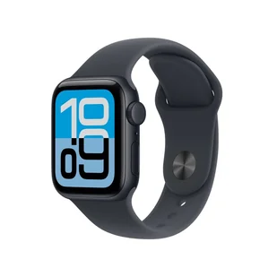 Apple Watch SE 3-gen GPS + Cellular 40mm aluminium północ pasek sportowy S/M Czarny - Smartwatch - miniaturka - grafika 1