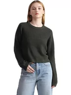 Swetry damskie - ONLY Damski sweter OnLMALAVI L/S Cropped KNT NOOS, Duffel Bag, M, Duffel Bag, M - miniaturka - grafika 1