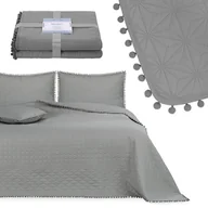 Narzuty - AmeliaHome narzuta na łóżko MEADORE grafitowa 200x220 - miniaturka - grafika 1