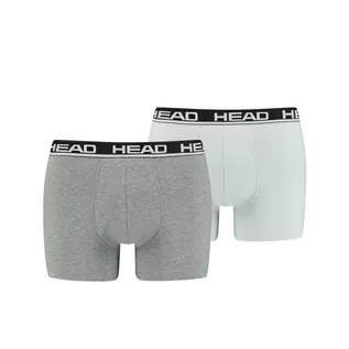 Majtki męskie - Bokserki męskie Head Basic Boxer 2 Pack - grafika 1