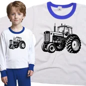 Piżamy dla dziewczynek - Piżama dziecięca Traktor Klasyk Ciągnik 110/116 - VoloDonum - miniaturka - grafika 1