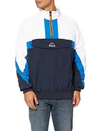Kurtki męskie - Superdry Męska kurtka Colourblock Track Overhead, Optic., XXL - miniaturka - grafika 1