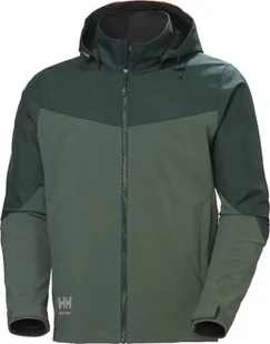 Kurtka męska Helly Hansen Jacket HELLY HANSEN Oxford Softshell, green 3XL - Kurtki męskie - miniaturka - grafika 1