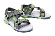 Buty dla dziewczynek - WOJTYŁKO 5S40821 popiel, sandały dziecięce, rozmiary: 33-36 - Wojtyłko - miniaturka - grafika 1