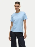 Koszulki i topy damskie - Vero Moda T-Shirt Paulina 10316991 Niebieski Regular Fit - miniaturka - grafika 1