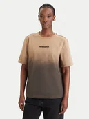 Koszulki i topy damskie - Patrizia Pepe T-Shirt 8M1828/J366-FG71 Brązowy Relaxed Fit - miniaturka - grafika 1