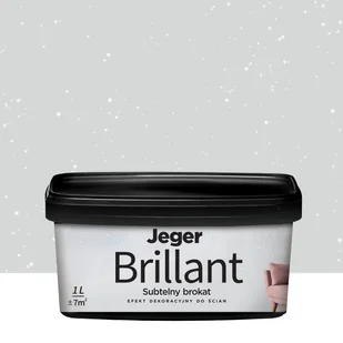 Powłoka dekoracyjna Jeger Brillant 1 l Light - Tynki - miniaturka - grafika 1