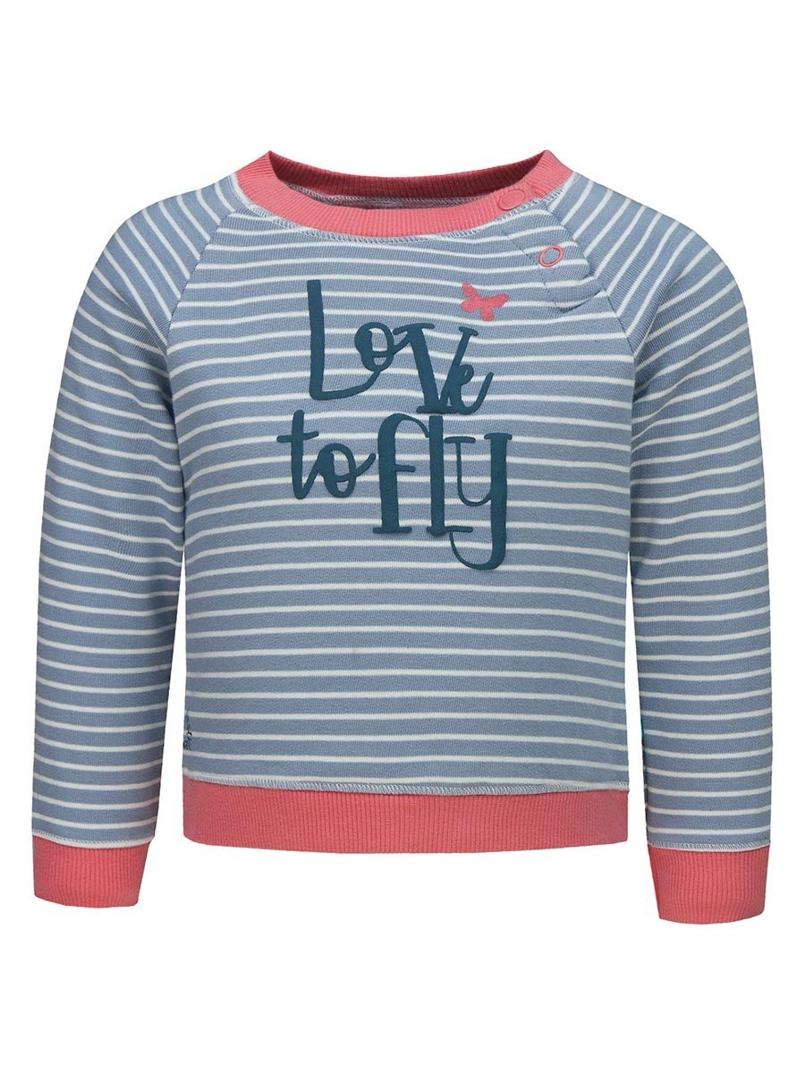 Bluzka dziewczęca z długim rękawem w paski Lief r.86