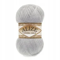 Pasmanteria - Alize, włóczka Angora Gold 21, jasny popiel - miniaturka - grafika 1