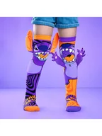 Skarpetki damskie - Heinrich Bauer Skarpety "Stitchzilla" w kolorze fioletowo-pomarańczowym - miniaturka - grafika 1