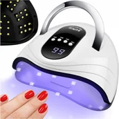 Lampy UV do paznokci - Lewer, Lampa Do Paznokci Uv Led 120W Do Hybryd Żeli Mocna Hybrydy Sun S9 MAX LCD - miniaturka - grafika 1