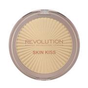 Podkłady do twarzy - Makeup Revolution Skin Kiss Rozświetlacz Golden Kiss 1szt MAKE UP REVOLUTION - miniaturka - grafika 1