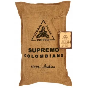GLOBAL COFFEE GROUP SUPREMO COLOMBIANO KAWA ZIARNISTA 1000G) zakupy dla domu i biura 4000315 - Kawa - miniaturka - grafika 1