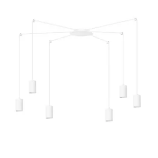 Emibig TRAKER 6 WH/WHITE 525/6 lampa wisząca 6x30W/GU10 IP20 525/6 - Lampy sufitowe - miniaturka - grafika 1