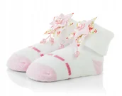 Skarpetki dla dzieci - Ciepłe bawełniane skarpetki niemowlęce gruba frotka antypoślizgowe 6-12 m. - miniaturka - grafika 1