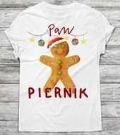 Koszulki męskie - świąteczna męska koszulka biała - miniaturka - grafika 1